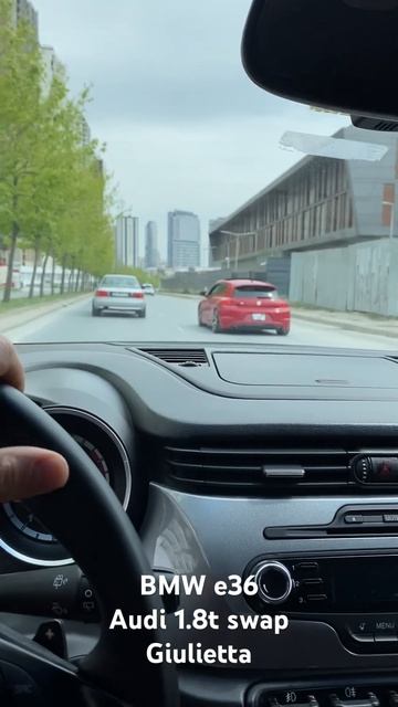 BMW e36 vs Audi 80 1.8t swap vs Giulietta (popcorn sevenlere)