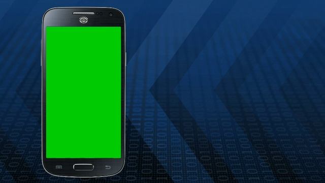 Smart phone green screen 4