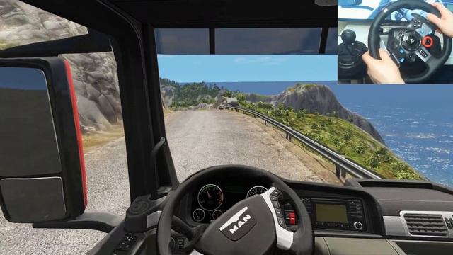 BeamNG Drive - 8x8 MAN Dump Truck on the Gull Coast