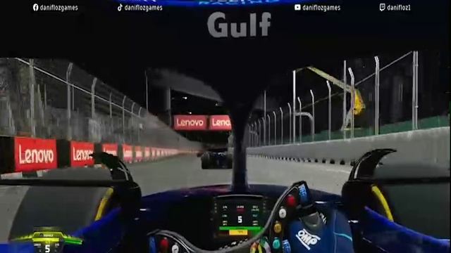 🏁 Сингапур под огнями! Гонка в F1 2023 – Williams FW45 в пылу сражения! 🚦🔥