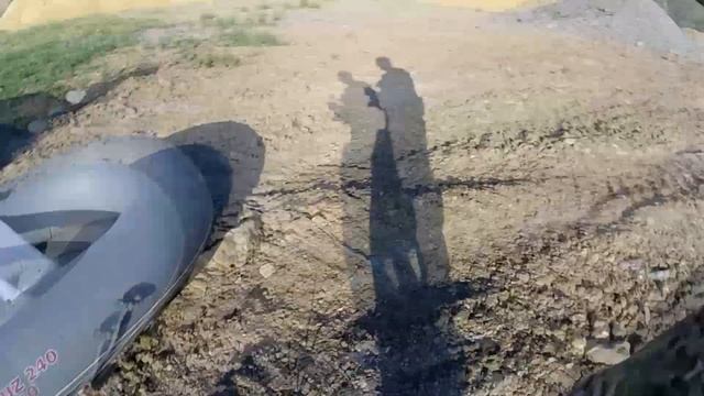 Рыбалка, окунь на отводной поводок в жару.