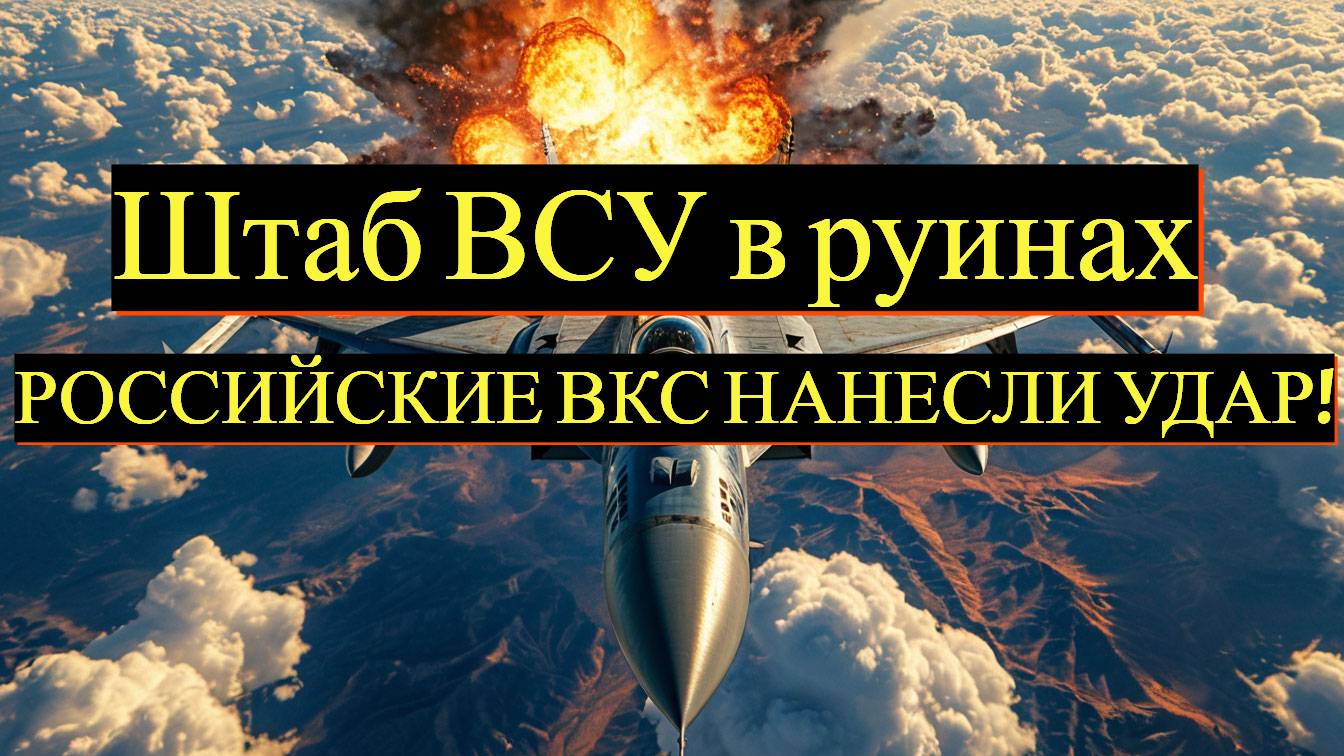 Мощный авиаудар: Уничтожен командный пункт ВСУ