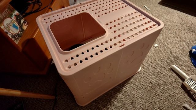 Vealind Foldable Cat Litter Box XXL (Pink) Unboxing + Setup