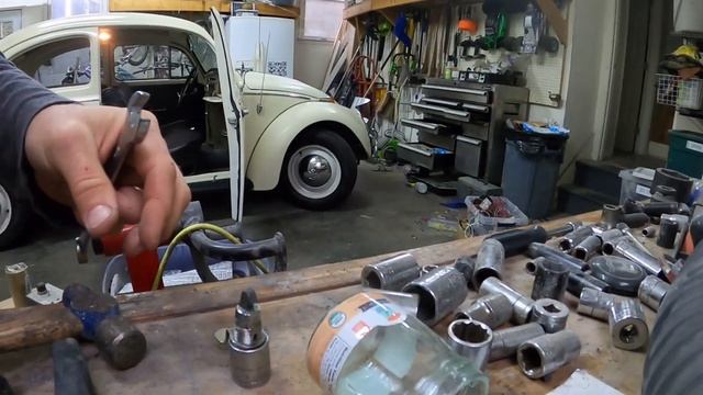 1961 VW Beetle (65 Pan) - Glove Box Finger Pull - 127