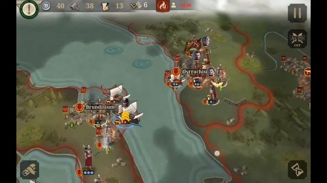 Landing in Greece. Цезарь (Civil War of Caesar) - #3. Great Conqueror: Rome.