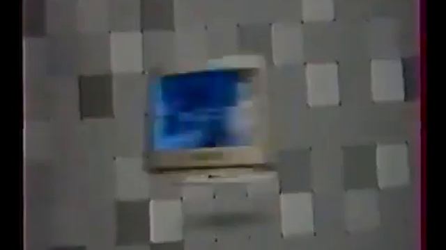 Рекламная заставка ОРТ с телевизором (1995-1996)