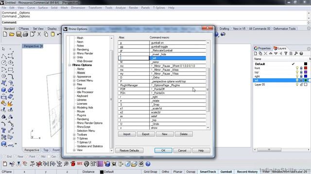 Rhino Modeling Techniques Tutorial | Using The Rhino Hotkeys