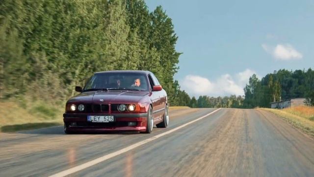BMW E34 in the Forest