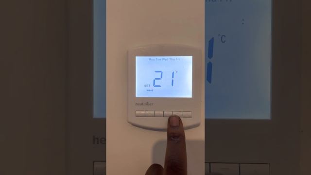 Remove auto programs (Wake, Sleep, Leave, Return) - Heatmiser thermostat