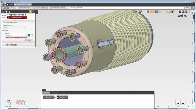 ANSYS AIM: Volume Creation and Volume Meshing