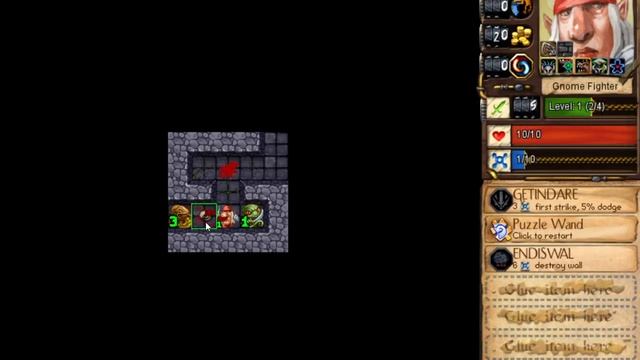 Desktop Dungeons Extreme Edition - Hello, gnomes "Intro to Gnomes" (Easy)