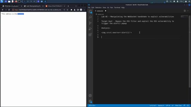 Lab #2 Manipulating the WebSocket handshake to exploit vulnerabilities