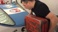 Saab 99 EMS historic ralliauto | Vaihteiden säätöä | Onnistunut koeajo |