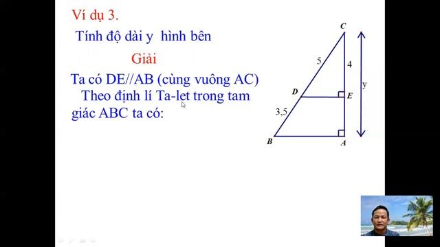 Định lí Ta - lét trong tam giác - Bài 1 - Toán học 8.