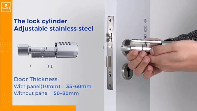Instalacja zamka elektronicznego SMART LOCK RCF CYLINDER krok po kroku!