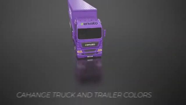 Semi Truck Logo Reveal | After Effects Template | Videohive #AfterEffectsTemplate #Videohive