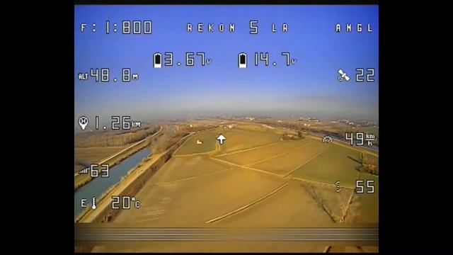 Distanza 2 Km Rekon 5 Analogico Vtx SpeedyBee Tx800