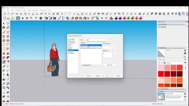SKETCHUP SHORTCUTS