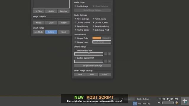 Smart Merge 1.63 — Dark Mode, Post Script, Deep Search, Custom Search Path and more