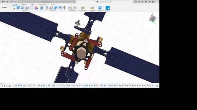 Autodesk Fusion 360 Education (Propeller of helicopter)