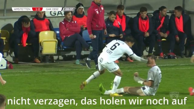 Amstetten ⚽️ GAK 2 Tore und unnötiger Elfer in der ersten Hälfte