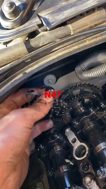BMW 116d n47 timing chain snap 🫰