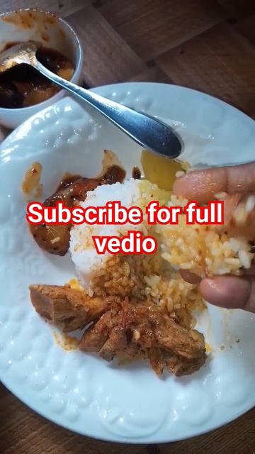 #srilankanlunchmeal🇱🇰👍#tastyfood #homemade #rainyday #viral #trending #simpleandeasyfood #chicken