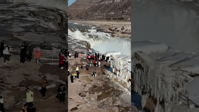 Водопад по пути в Ледянной город