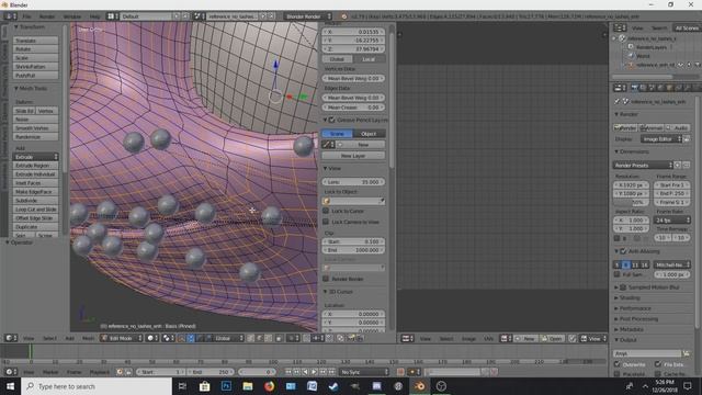 Blender mesh deform trick for source pony models