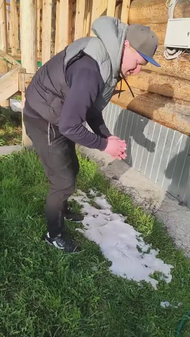 Я орал снег в мае😆😆