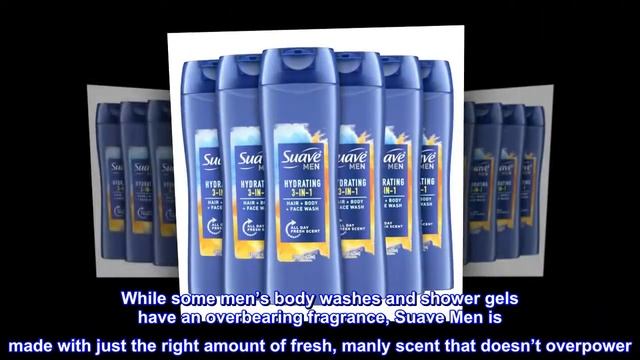 Suave Men 3in1 for Everyday Use Hair, Body and Face Wash Fragrance Bodywash, Shower Gel and Shampoo