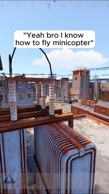 Console player flying minicopter