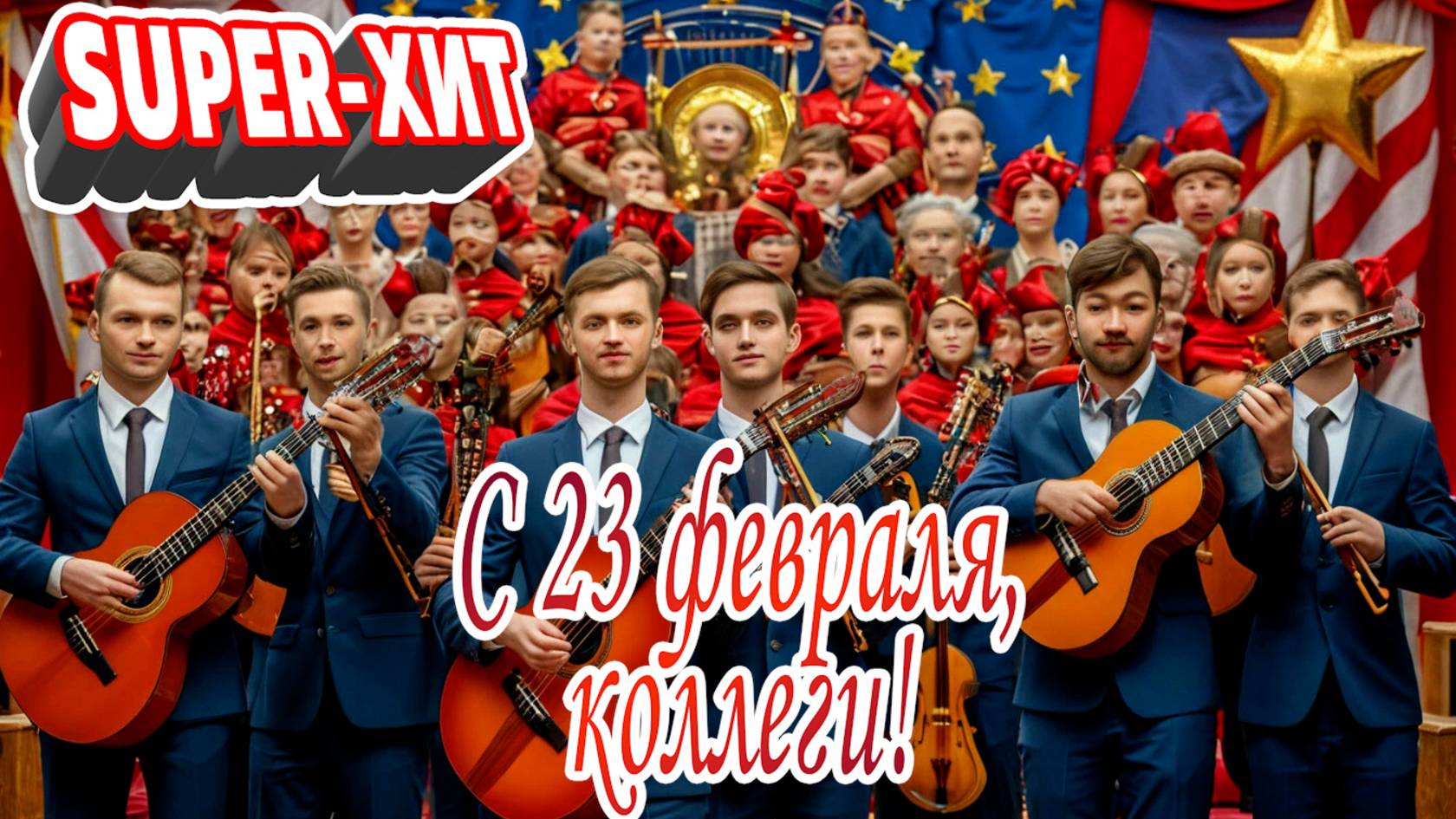 С 23 февраля, коллеги! (песня на заказ)