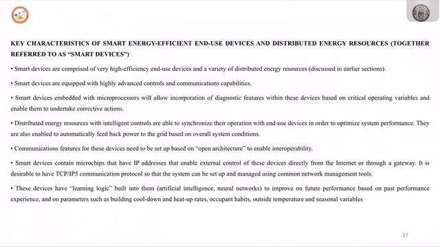 Key characteristics of smart energy #smart grid