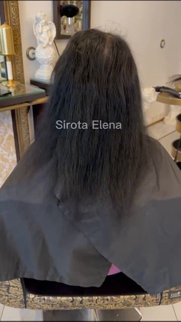 Коррекция наращивания волос 165 прядей 60 см для Ларисы