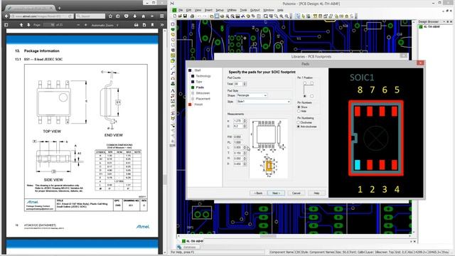 PCB Footprint Creation - (2/3 of Part Creation Tutorial)