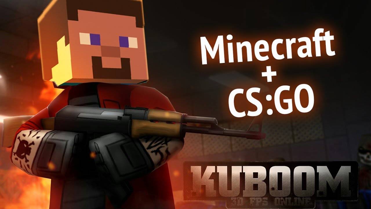 Играем💯 в гонку в вооружений в игре Kuboom🔥