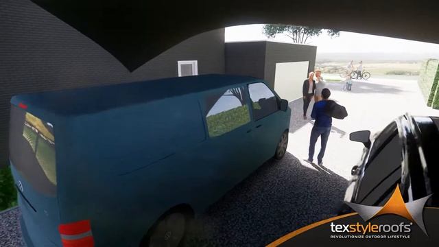 p1306   Texstyleroofs lichtgewicht zeildoek membraan carport vergunningsvrij waterdicht TR07