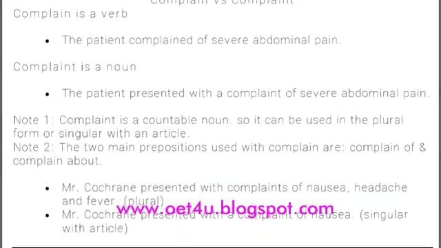 OET WRITING SMART ENGLISH