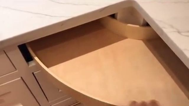 Дизайн углового ящика для кухни