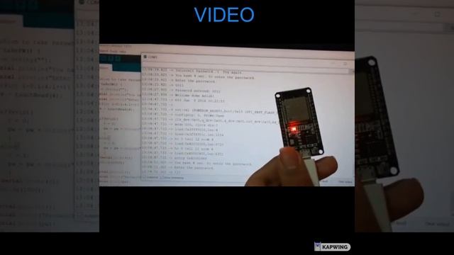 Endsem Exam Output of Q.2(ESP32) || Smart door system