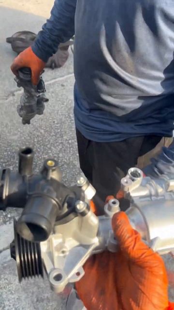 Water pump on Mercedes GLE