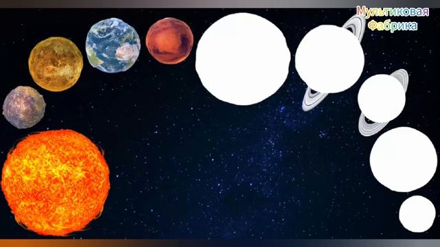 Мультик про космос - какие есть планеты. Развивающие мультфильмы для детей. #мультфильм #мультики