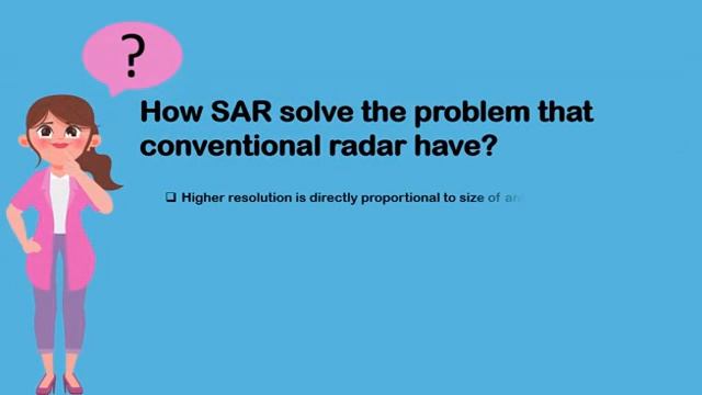 Explanation of synthetic aperture Radar in one minute