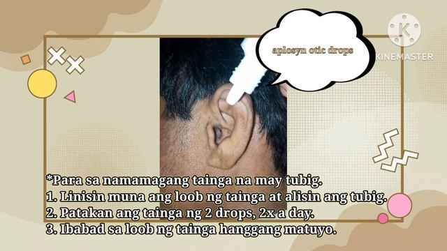 Magaling na Gamot sa May Tubig at Namamagang Tainga.
