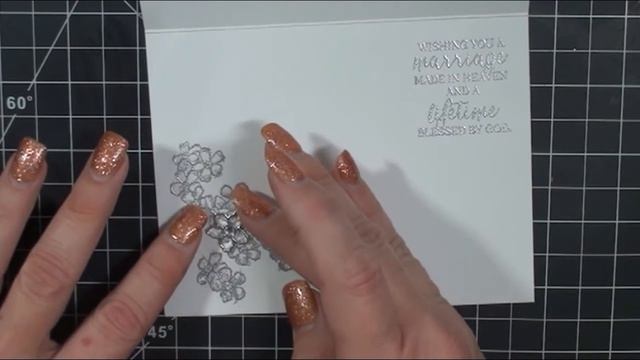 Stampin' Up! Rose Wonder White Wedding Card