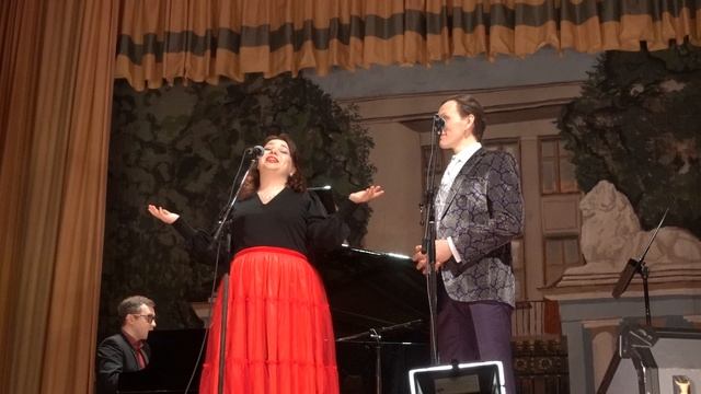 2025.02.27 Москва. Дом ученых. Дуэт Вали и Алексея («Искатели сокровищ»).Л.Дианова и С. Петрищев.