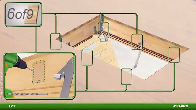 Чердачная лестница FAKRO LWT. Обзор и монтаж