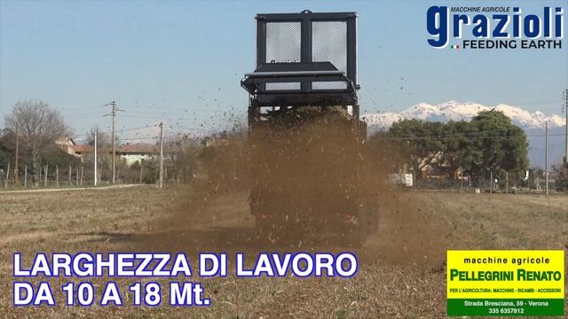 PELLEGRINI MACCHINE AGRICOLE VERONA GRAZIOLI  BS 340/3  GENIUS 700  DUMPER MULTIFUNZIONALE  TRE ASS