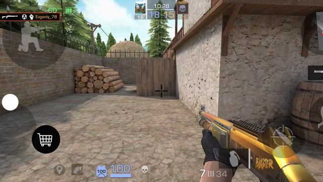 Затащил катку в Standoff 2 против друга